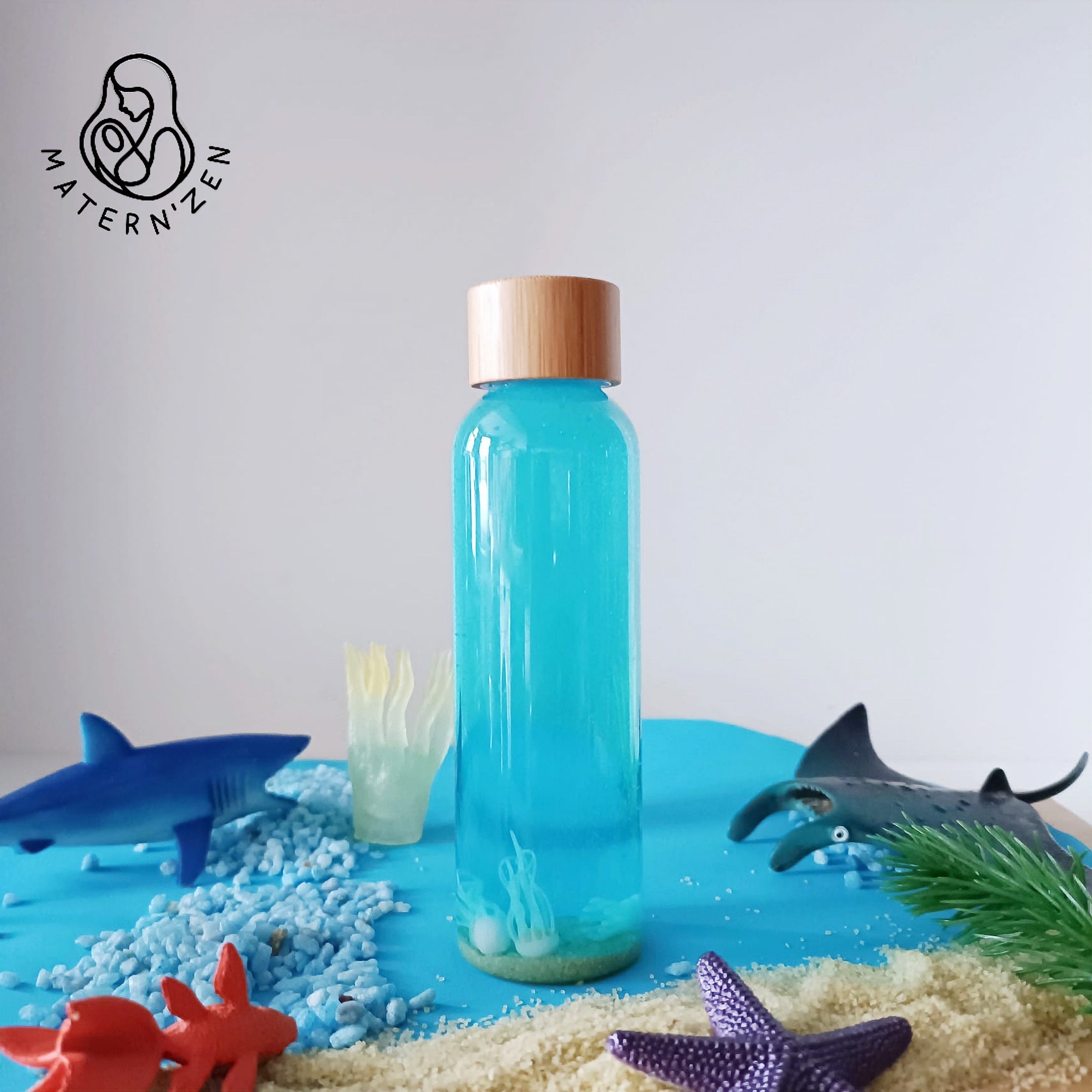 Botella Sensorial Float Bottle Green - Mumerakis