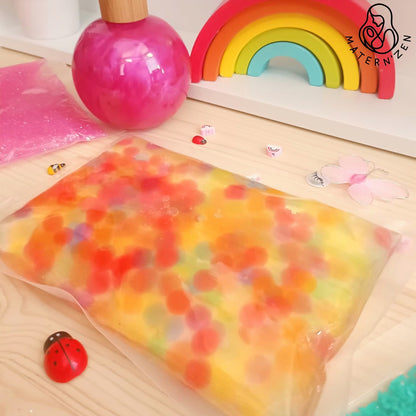 Liquid Sensory Bag Orbeez Rainbow Water Beads – Maternzen