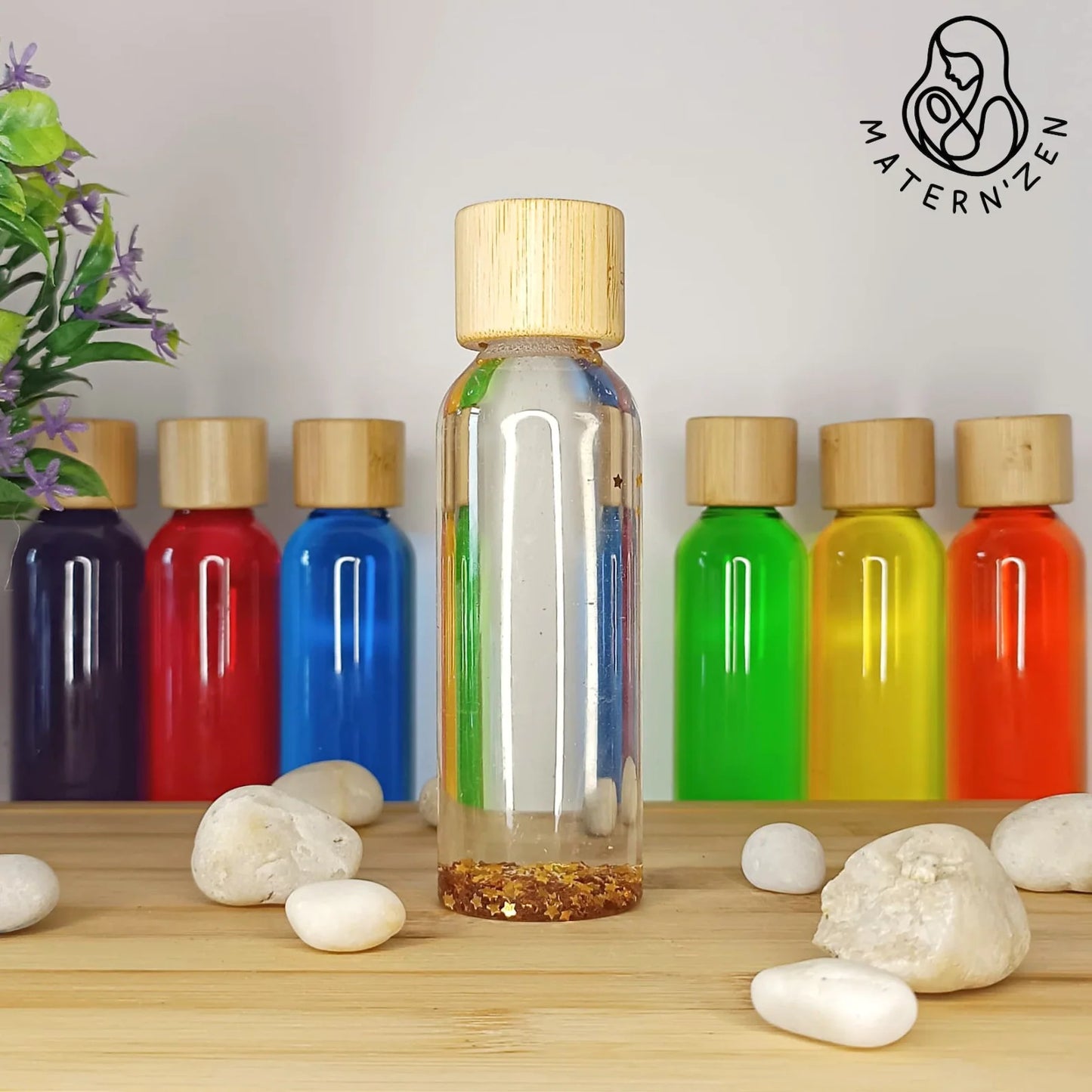 Golden Stars Liquid Sensory Bottle 