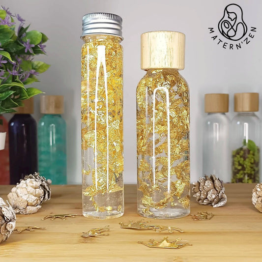 Gold Leaf Liquid Sensory Bottle