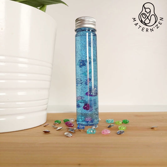 Night Butterflies Liquid and calm down Sensory Bottle 