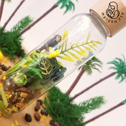 Monkey in the Jungle Sound and Spy Sensory Bottle