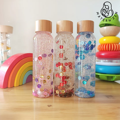 Bouteille sensorielle liquide Sequins 