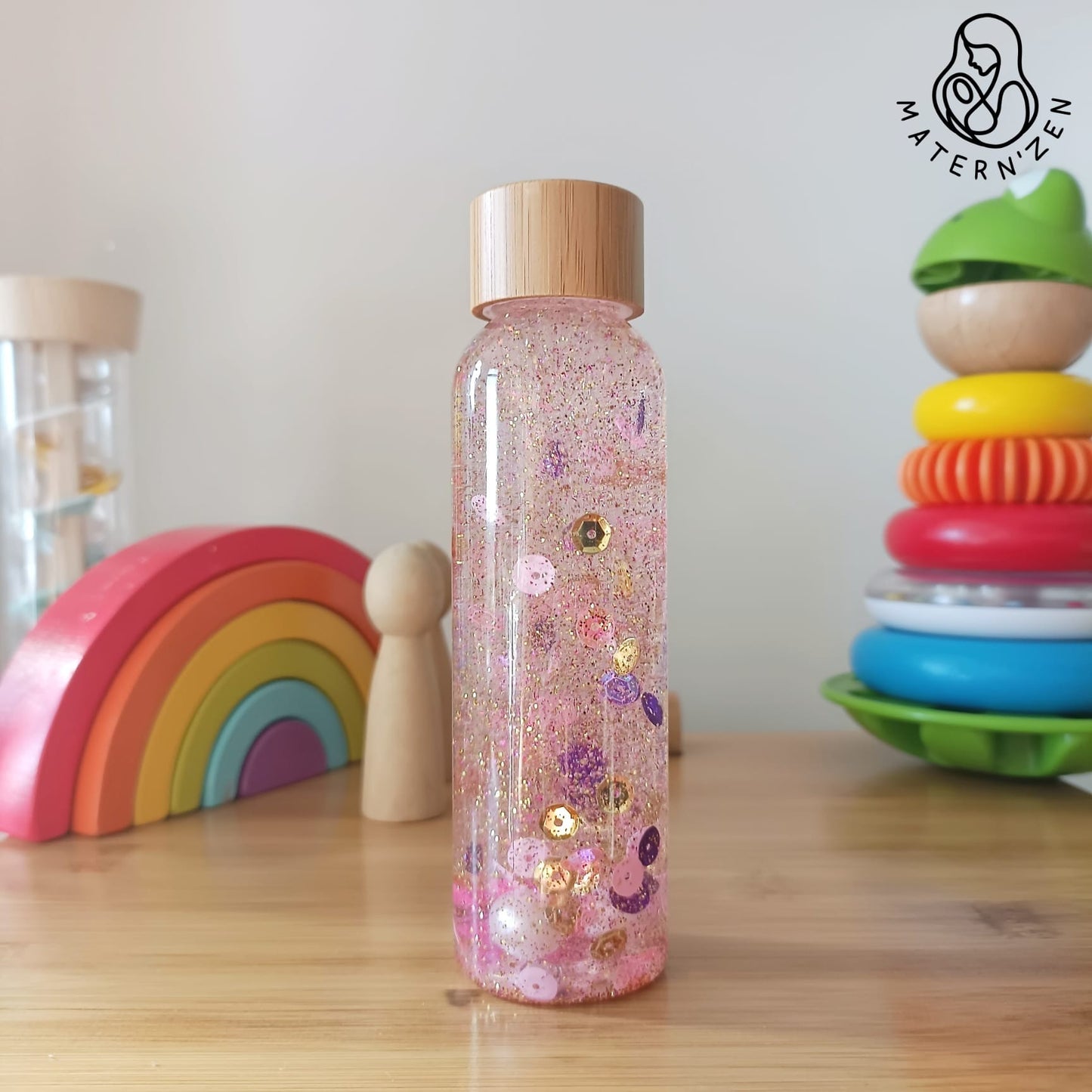 Bouteille sensorielle liquide Sequins 